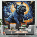 Pug Starry Night Tapestry