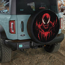 Red Venom Spider Jeep Car Spare Tire Cover