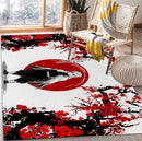 Rengoku Demon Slayer Japan Style Rectangular Area Rug