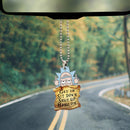 Rick And Morty Get In Sit Down Shut Up Hang On Car Ornament Custom Car Accessories Decorations