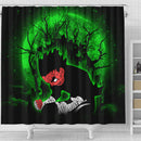 Rock Lee Power Up Moonlight Shower Curtain Nearkii