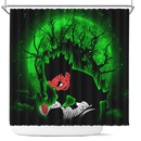 Rock Lee Power Up Moonlight Shower Curtain Nearkii