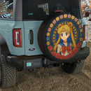 Sailor Moon Rose Stained Glass Jeep Car Spare Tire Cover