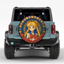 Sailor Moon Rose Stained Glass Jeep Car Spare Tire Cover