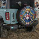 Sailor Moon Stained Glass Jeep Car Spare Tire Cover