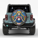 Sailor Moon Stained Glass Jeep Car Spare Tire Cover