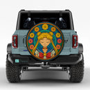 Sailor Moon Stained Glass Jeep Car Spare Tire Cover