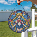 Sailor Moon Stained Glass Suncatcher