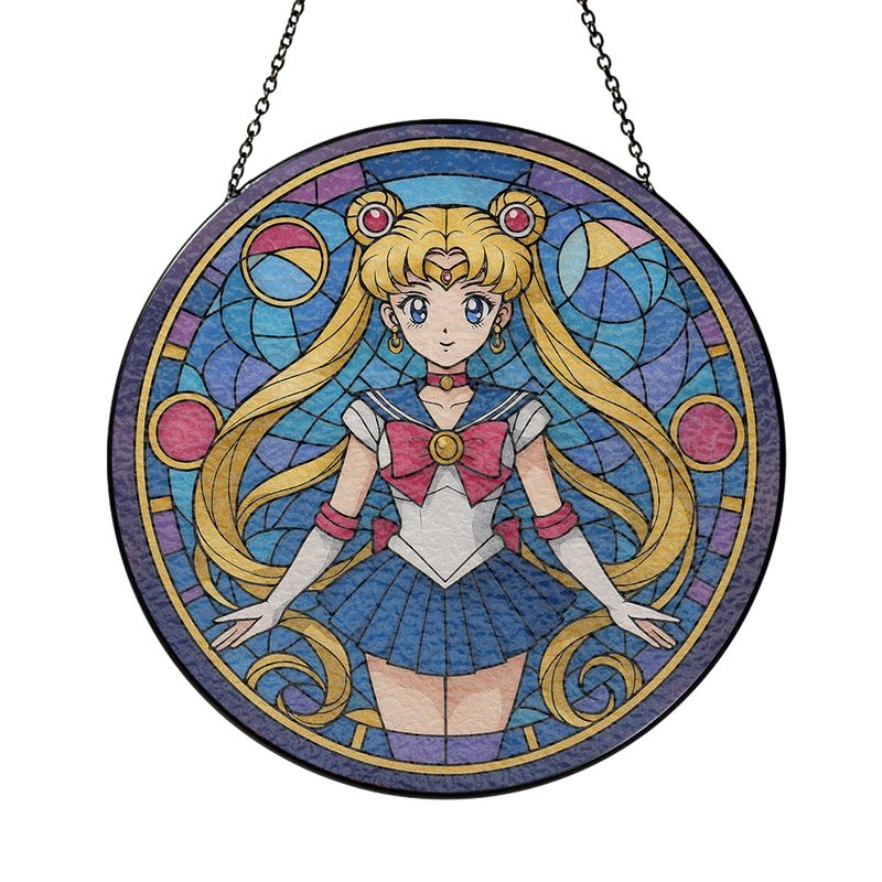 Sailor Moon Stained Glass Suncatcher