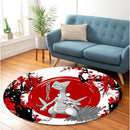 Sceptile Pokemon Japan Style Stained Glass Round Rug