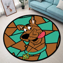 Scooby Doo Pokemon Stained Glass Round Rug