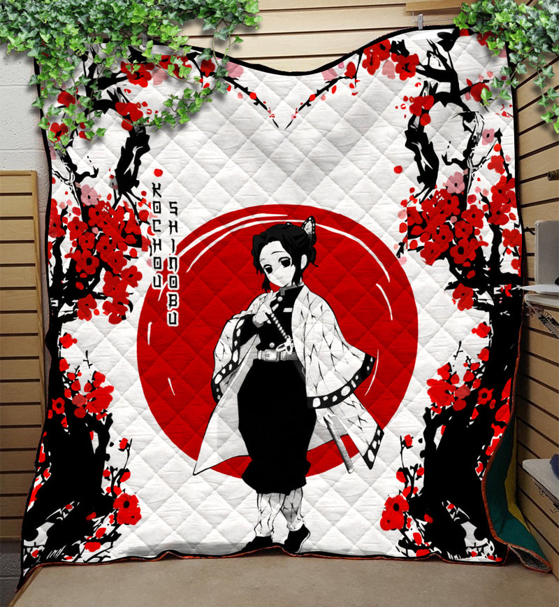 Shinobu Demon Slayer Japan Style Quilt Blanket