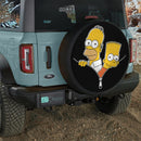 Simpsons Unzipped Jeep Car Spare Tire Cover