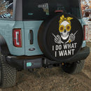 Skull Do What I Want Jeep Girl Sunflower Car Spare Tire Cover