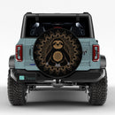Mandala Meditating Sloth Yoga Jeep Car Spare Tire Cover