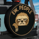 Sloth Ew People Jeep Car Spare Tire Cover