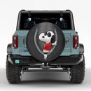 Snoopy Zipper Design Jeep Car Spare Tire Cover