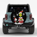 Snoopy X Grinch Christmas Jeep Car Spare Tire Cover