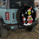 Snoopy X Grinch Christmas Jeep Car Spare Tire Cover