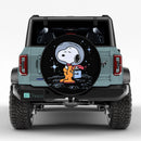 Astronaut Snoopy Jeep Car Spare Tire Cover