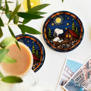 Snoopy Starry Night Decor Coaster - Gift Idea
