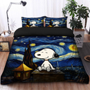 Snoopy Starry Night Camping Bedding Set