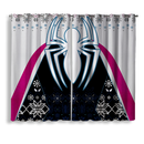 Spider Woman Christmas Window Curtain