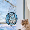 Squirtle Sunglasses Pokemon Round Stained Glass Suncatcher