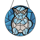 Squirtle Sunglasses Pokemon Round Stained Glass Suncatcher