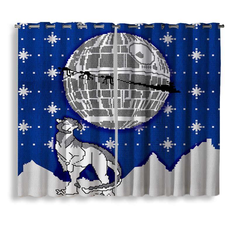 Star War Death Star Window Curtain