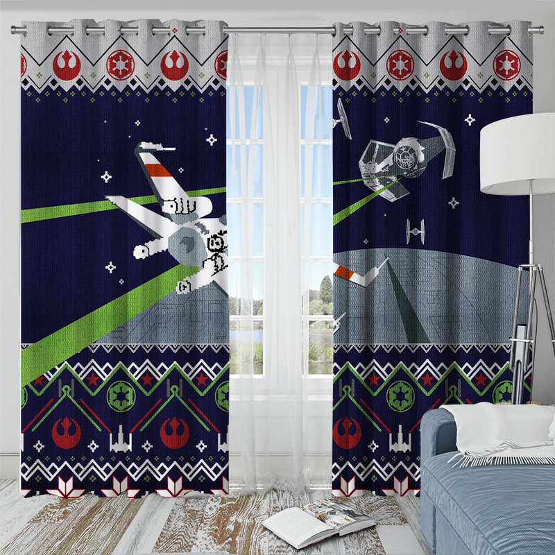 Star War Space Window Curtain