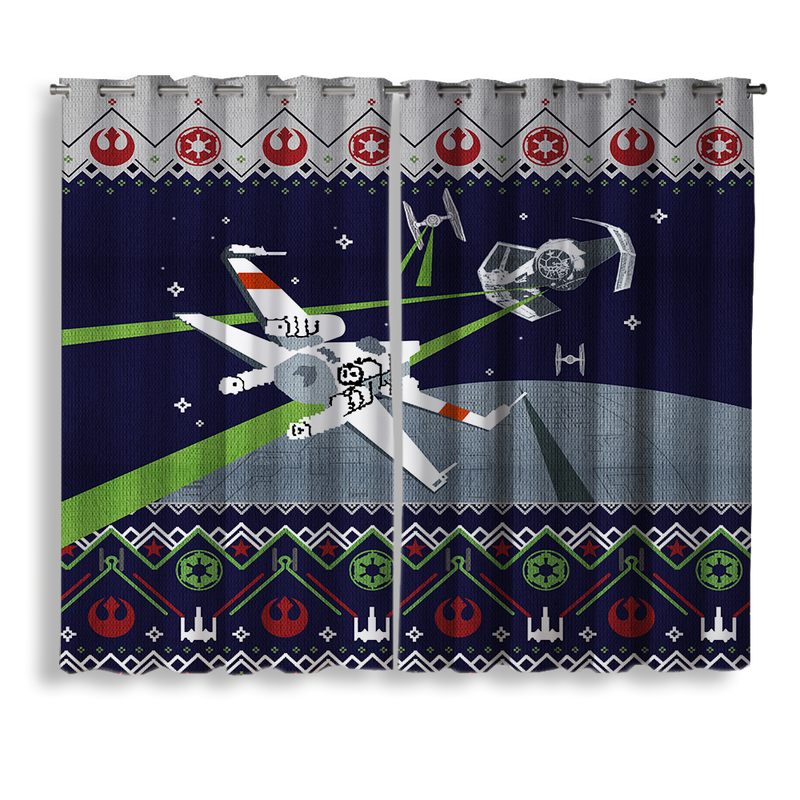 Star War Space Window Curtain