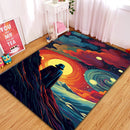 Darth Vader Art Rectangular Area Rug