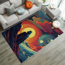 Darth Vader Art Rectangular Area Rug