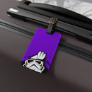 Stormtrooper Hidding Purple Luggage Tag