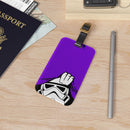 Stormtrooper Hidding Purple Luggage Tag