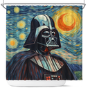 Darth Vader Starry Night Shower Curtain