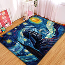 Darth Vader Starry Night Rectangular Area Rug