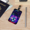 Stitch Yoga Love You To The Moon Galaxy Luggage Tag