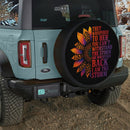 Sunflower Colorfull I Am The Storm Car Spare Tire Cover