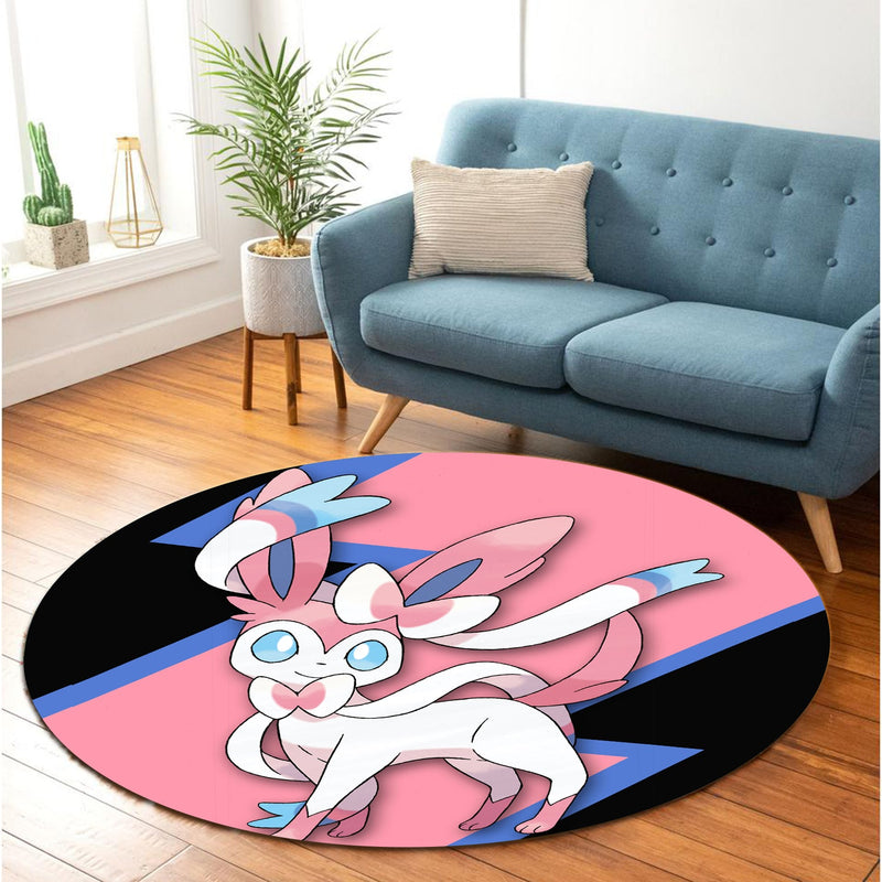 Sylveon Pokemon Round Rug