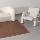 Turky Brown Minimalist Rug Home Room Decor