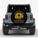 The Whipper To Her Sunflower Car Spare Tire Cover