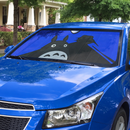 Totoro Ghibli Studio Hide Blue Car Auto Sunshades