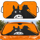 Totoro Ghibli Studio Hide Orange Car Auto Sunshades