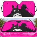 Totoro Ghibli Studio Hide Pink Car Auto Sunshades