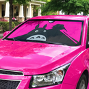 Totoro Ghibli Studio Hide Pink Car Auto Sunshades