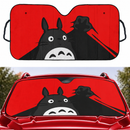 Totoro Ghibli Studio Hide Red Car Auto Sunshades