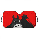 Totoro Ghibli Studio Hide Red Car Auto Sunshades
