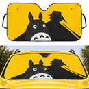 Totoro Ghibli Studio Hide Yellow Car Auto Sunshades